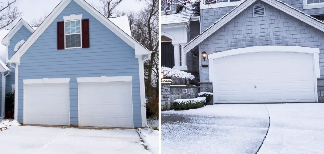 How to Adjust Garage Door for Cold Weather