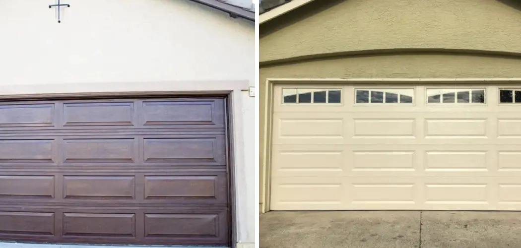 How to Make Garage Door Look Like Wood