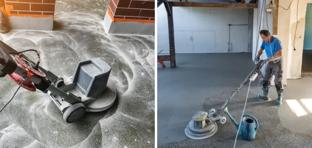 How to Sand Garage Floor