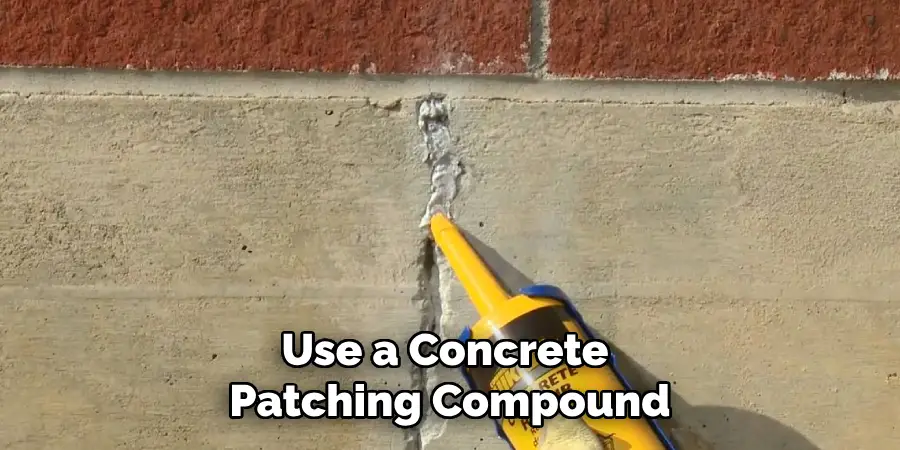 Use a Concrete Patching Compound