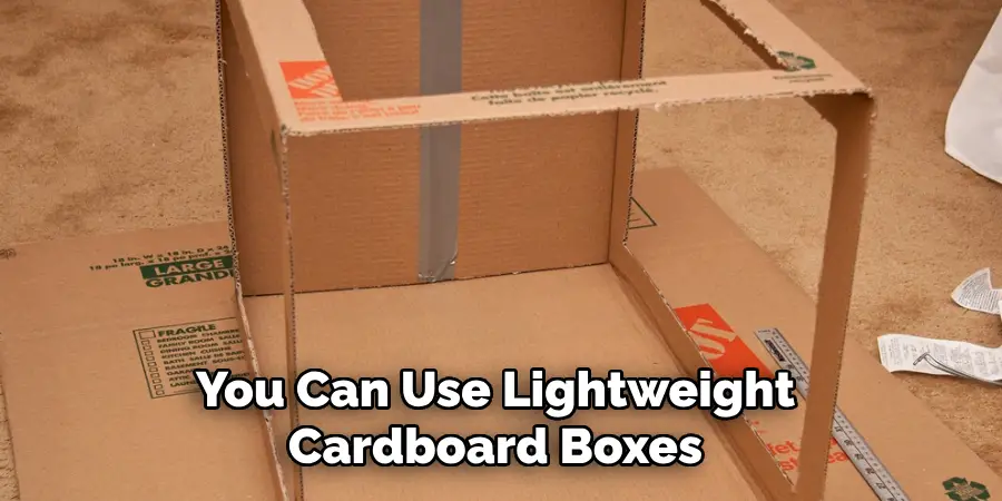 You Can Use Lightweight Cardboard Boxes 