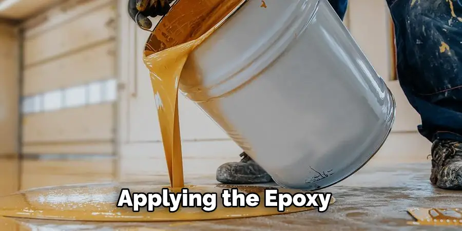 Applying the Epoxy