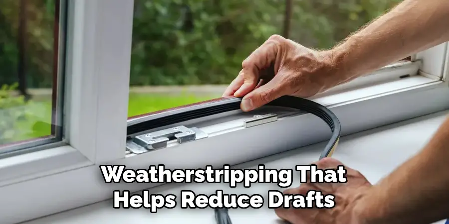  Weatherstripping That Helps Reduce Drafts