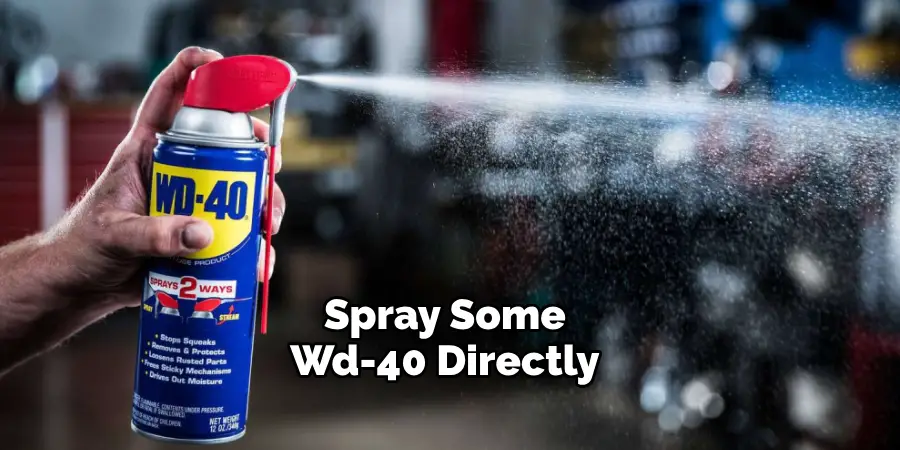 Spray Some Wd-40 Directly