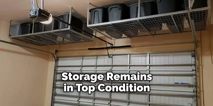 Storage Remains in Top Condition