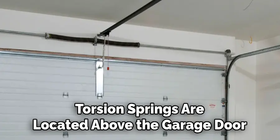 Torsion Springs Are Located Above the Garage Door