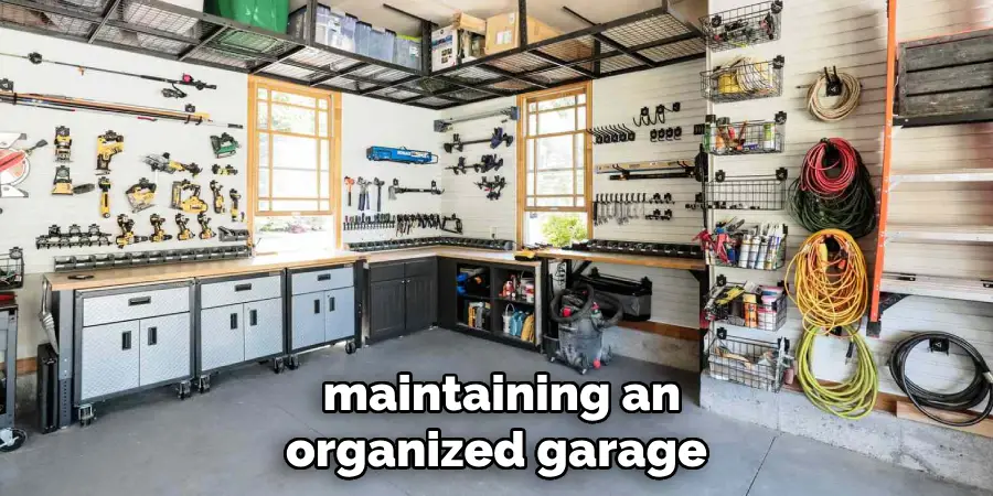  maintaining an organized garage