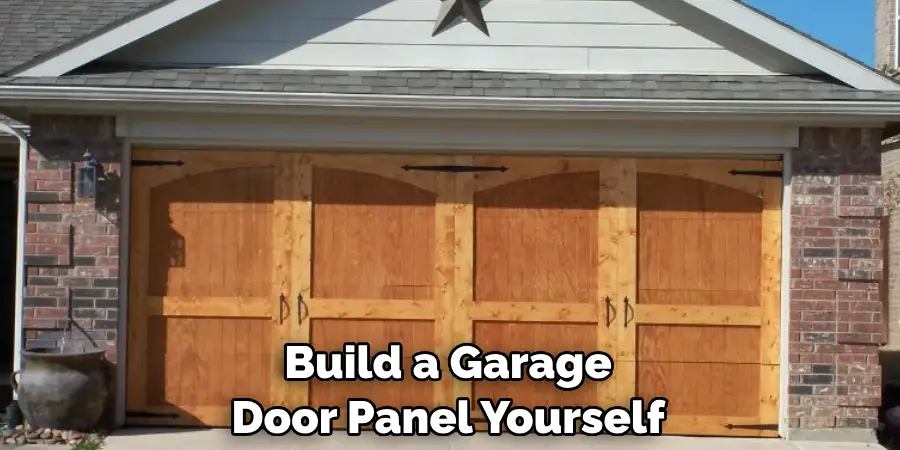 Build a Garage Door Panel Yourself