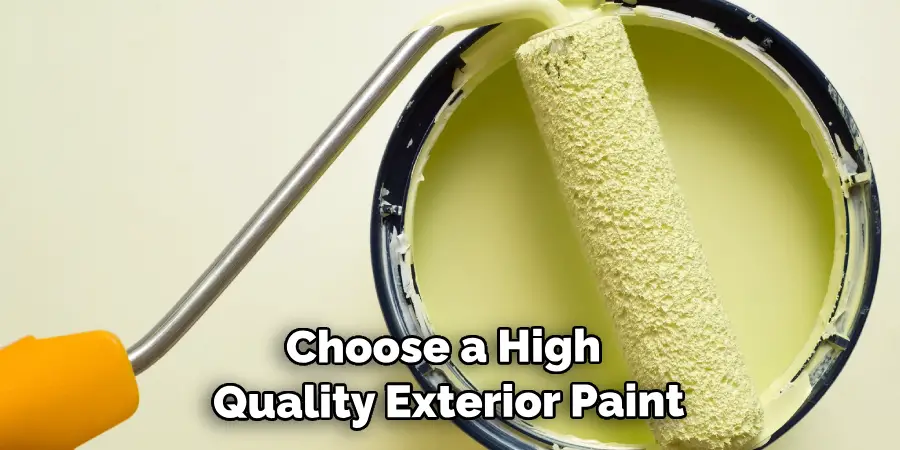 Choose a High Quality Exterior Paint