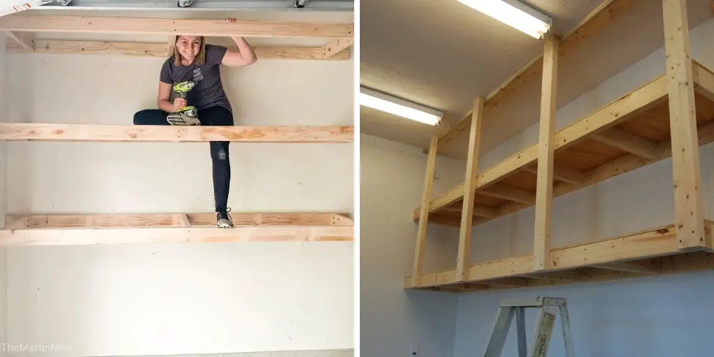 How to Build Hanging Garage Shelves