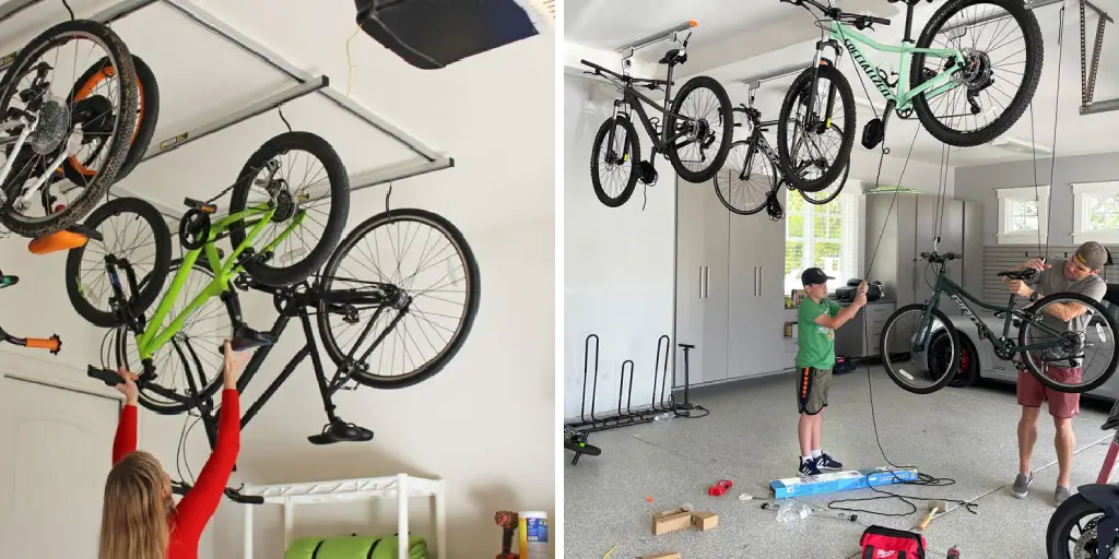 How to Hang a Bike in the Garage
