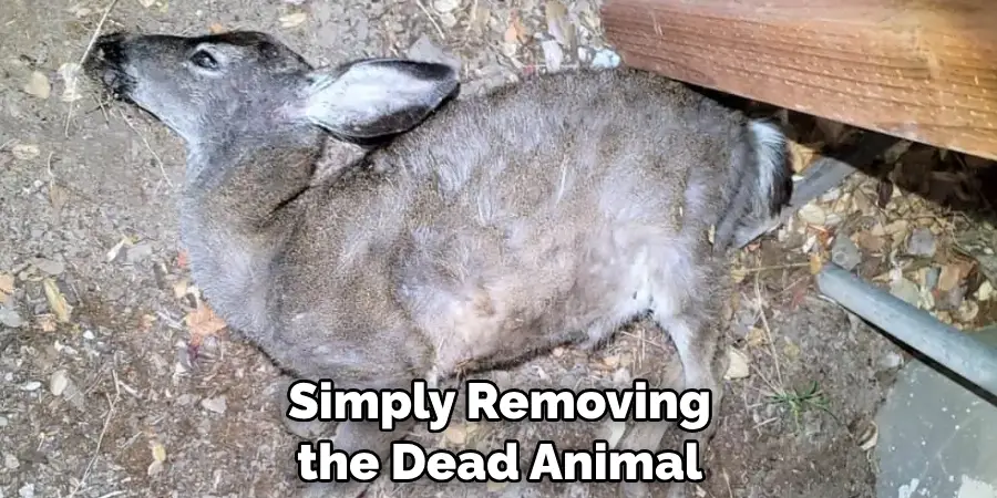 Simply Removing the Dead Animal