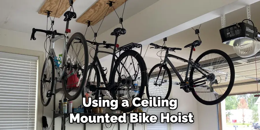 Using a Ceiling Mounted Bike Hoist