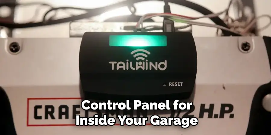 Control Panel for Inside Your Garage