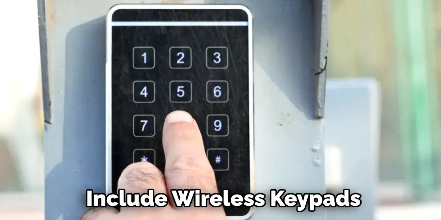 Include Wireless Keypads