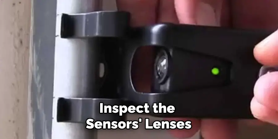 Inspect the Sensors' Lenses