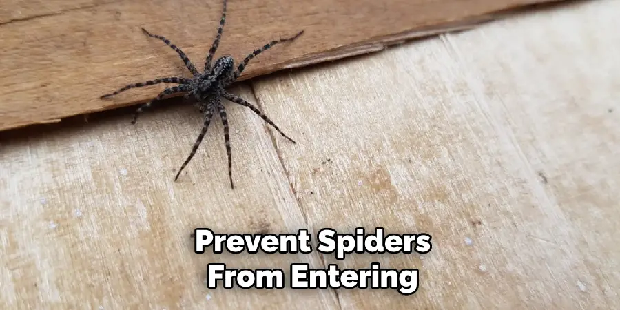 Prevent Spiders From Entering