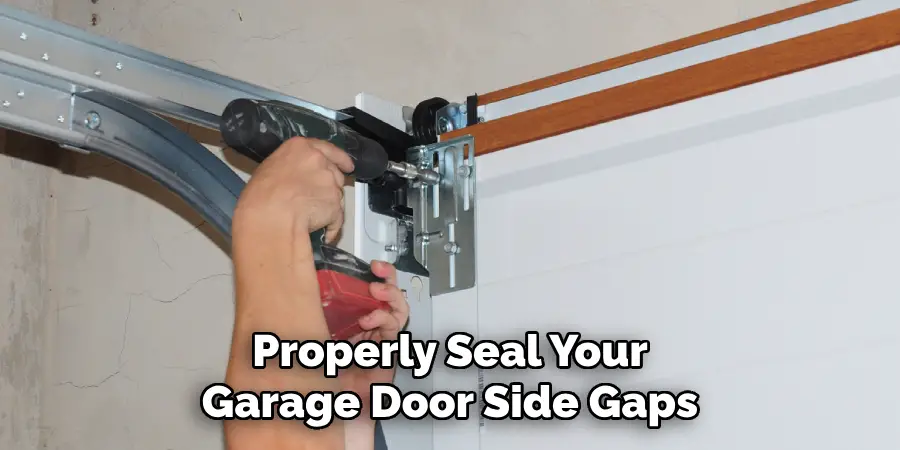 Properly Seal Your Garage Door Side Gaps