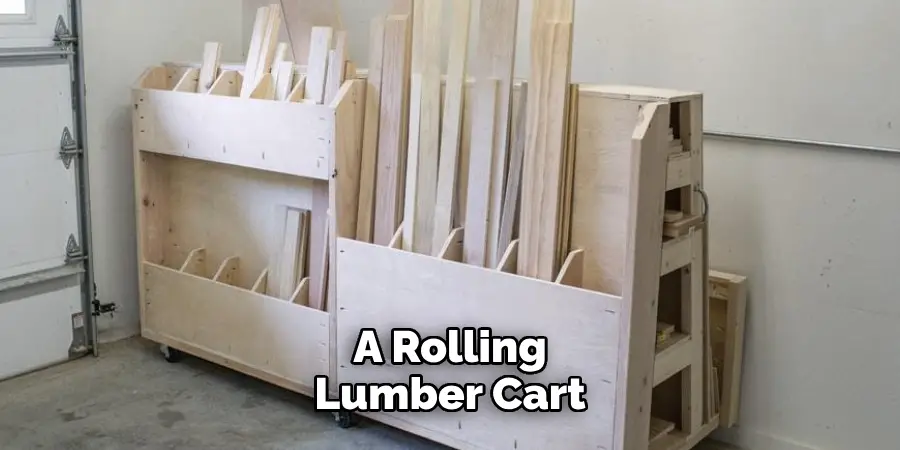 A Rolling Lumber Cart 