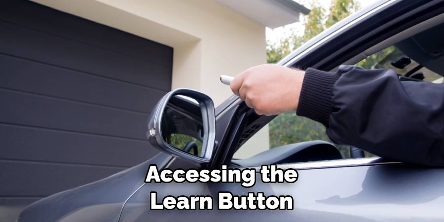 Accessing the Learn Button