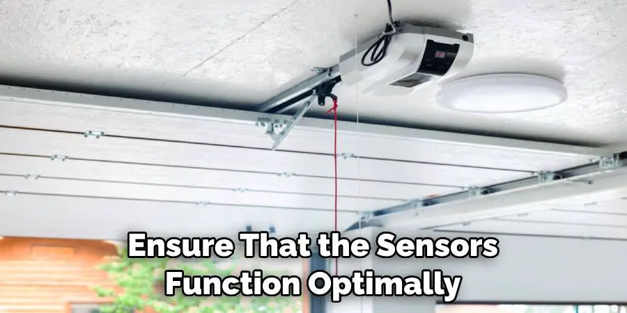 Ensure That the Sensors Function Optimally