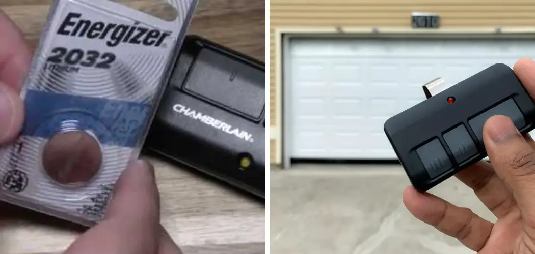 How to Change Battery in My Homelink Garage Door Opener