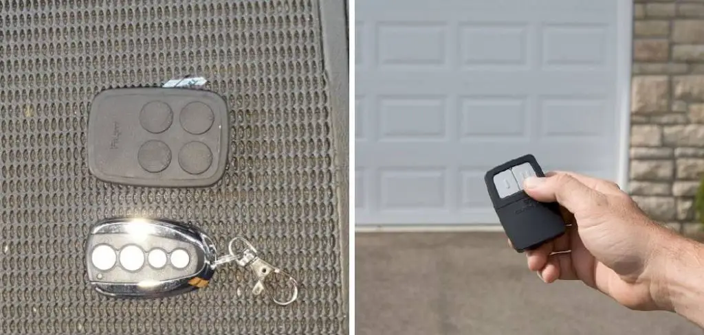 How to Program a Garage Door Remote from Another Remote