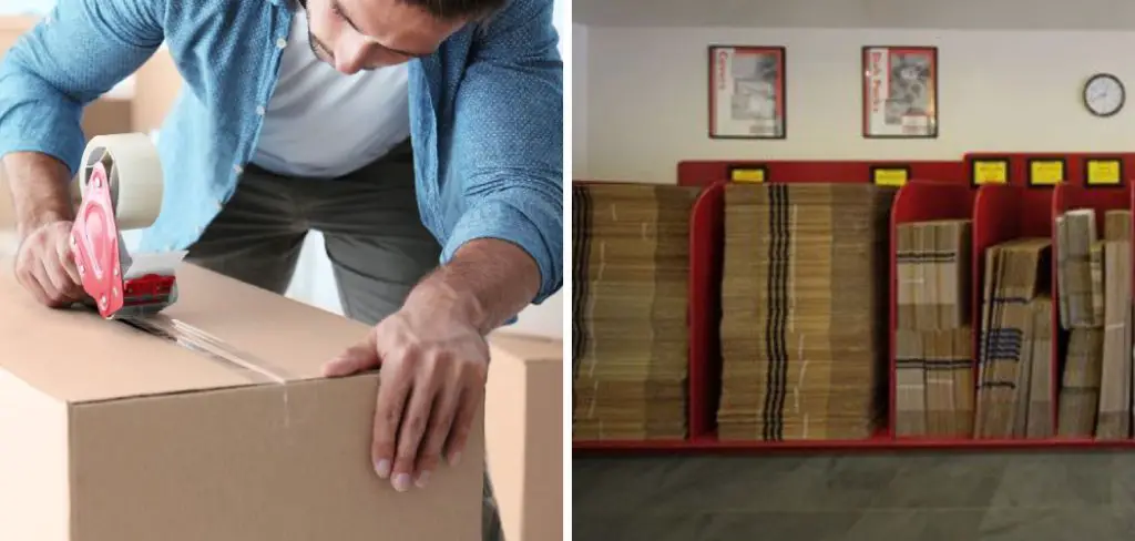 How to Store Cardboard Boxes in Garage