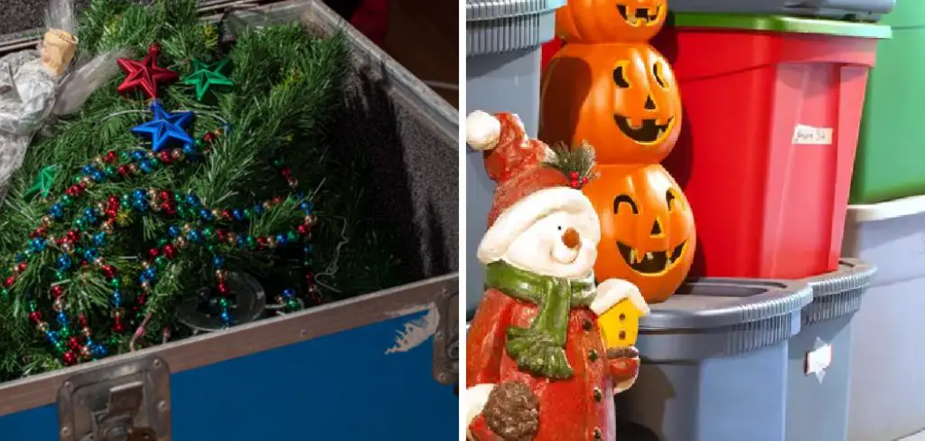 How to Store Christmas Decorations in Garage