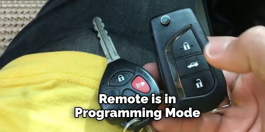 Remote is in Programming Mode