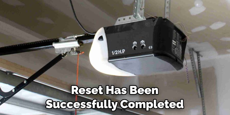 Reset Has Been Successfully Completed