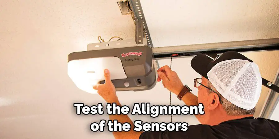 Test the Alignment of the Sensors