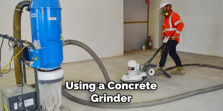 Using a Concrete Grinder