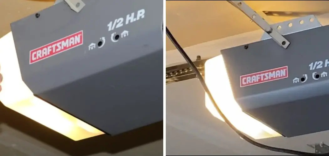 How to Program a Sears Garage Door Remote