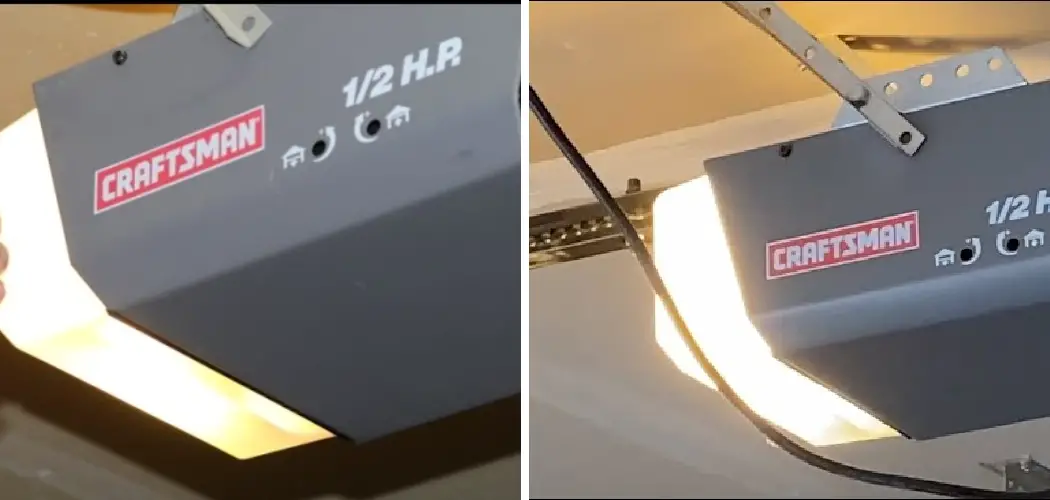 How to Program a Sears Garage Door Remote
