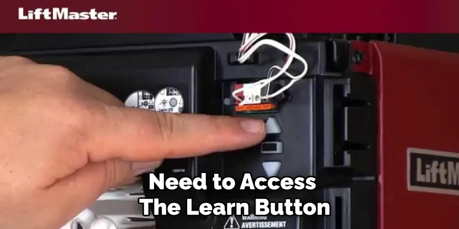 Need to Access 
The Learn Button