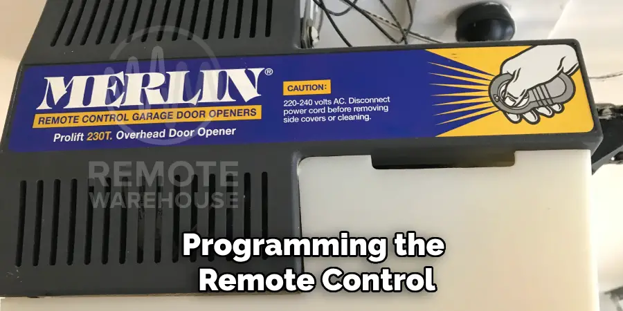 Programming the 
Remote Control