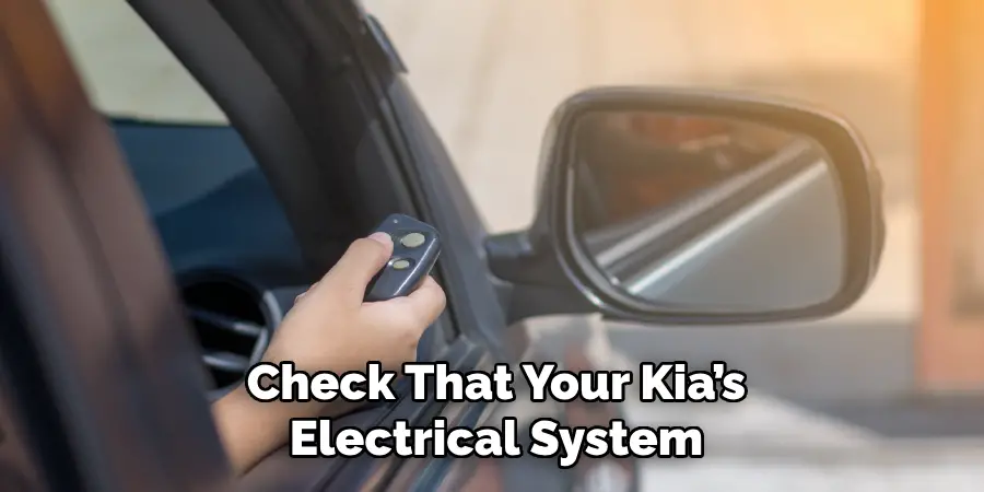 Check That Your Kia’s Electrical System