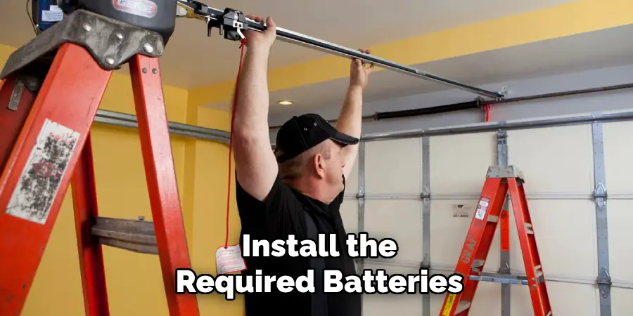 Install the Required Batteries