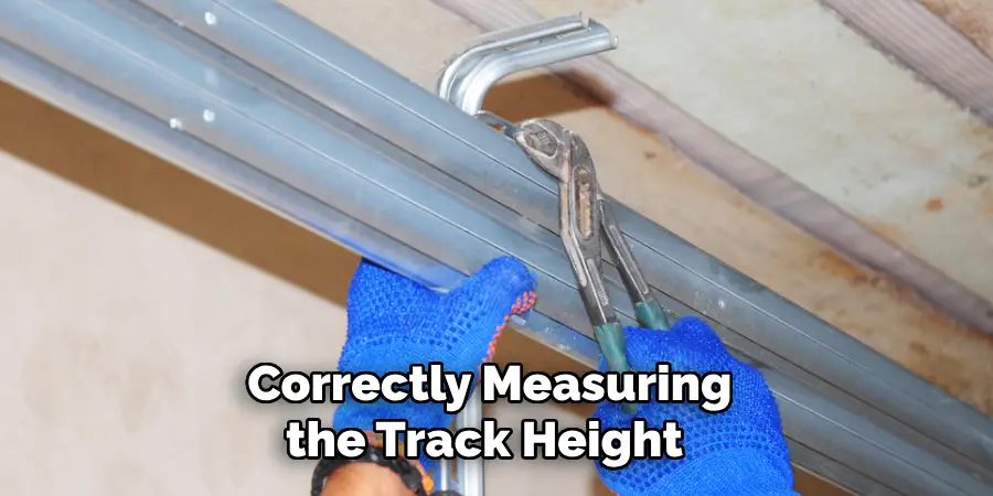 Correctly Measuring the Track Height 