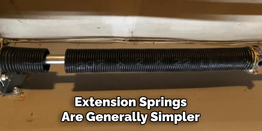 Extension Springs Are Generally Simpler