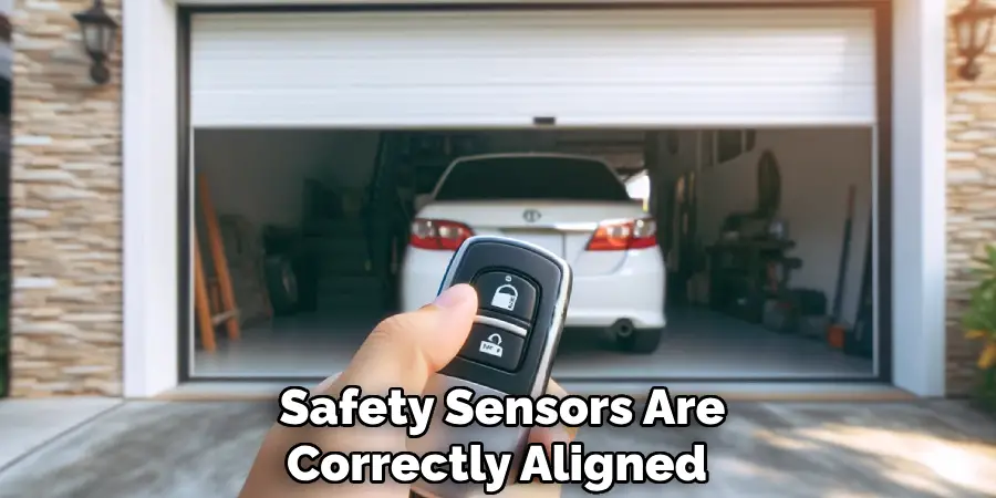 Safety Sensors Are Correctly Aligned 