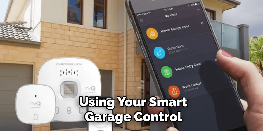 Using Your Smart Garage Control 