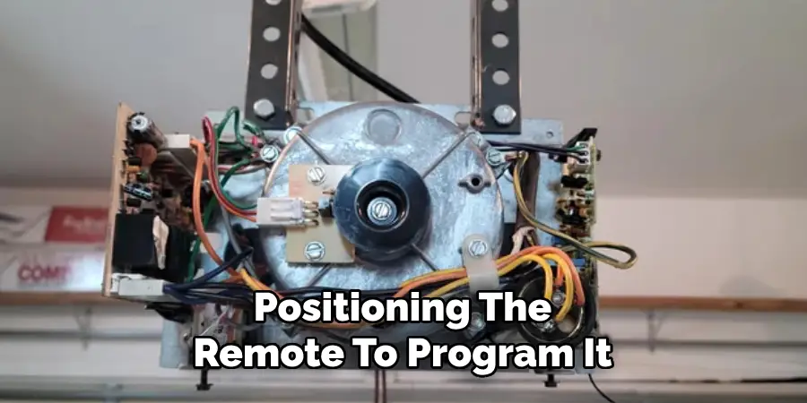 Positioning The Remote To Program It