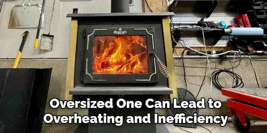 Oversized One Can Lead to
Overheating and Inefficiency