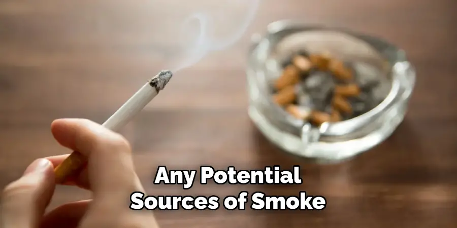 Any Potential
Sources of Smoke