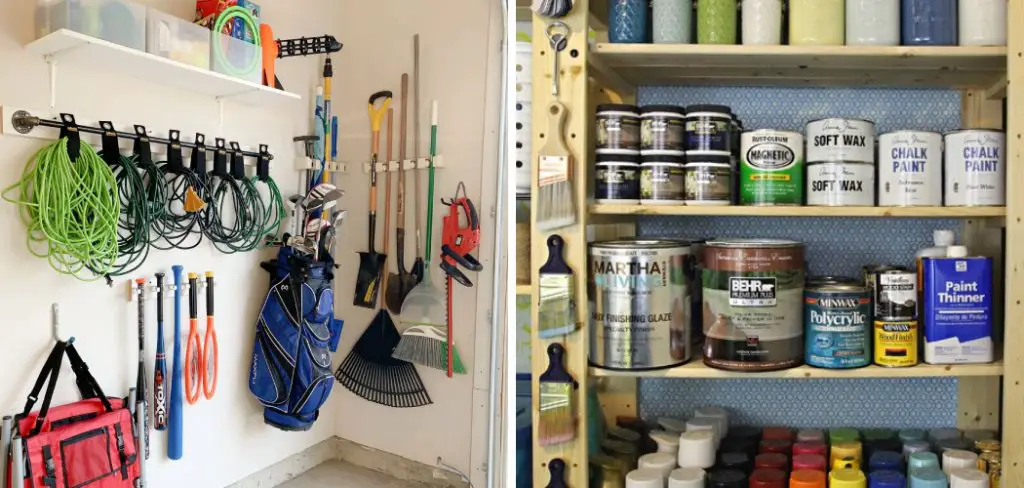 How to Organize Paint Supplies in Garage