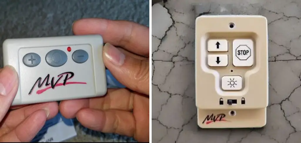 How to Reset MVP Garage Door Opener