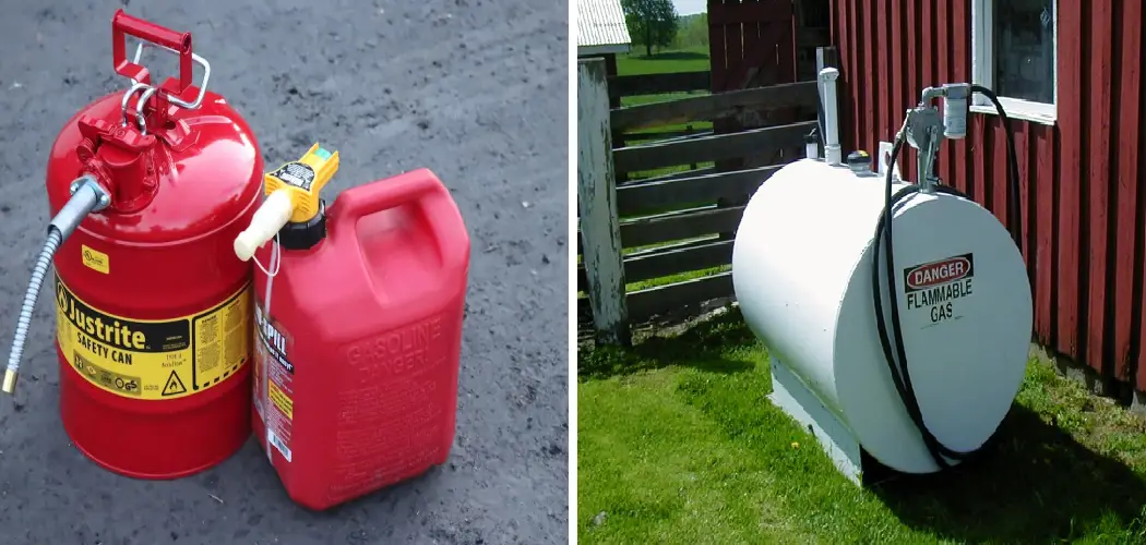 How to Store Gasoline in Garage