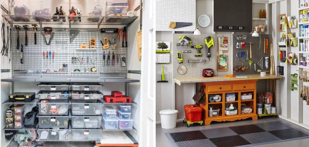 How to Store Large Tools in Garage